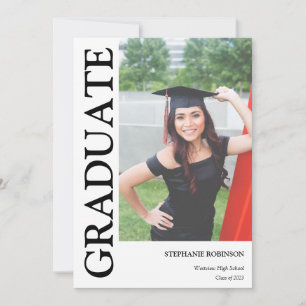Anuncio Graduación de fotografía Personalizado moderna