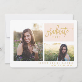 ANUNCIO GRADUACIÓN DE FOTOGRAFÍAS CON FOTOGRAFÍAS DE TRABA