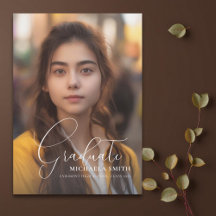 Graduación de fotos de graduados de escritura mode