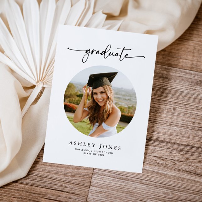 Anuncio Graduación de fotos de graduados modernos (Subido por el creador)