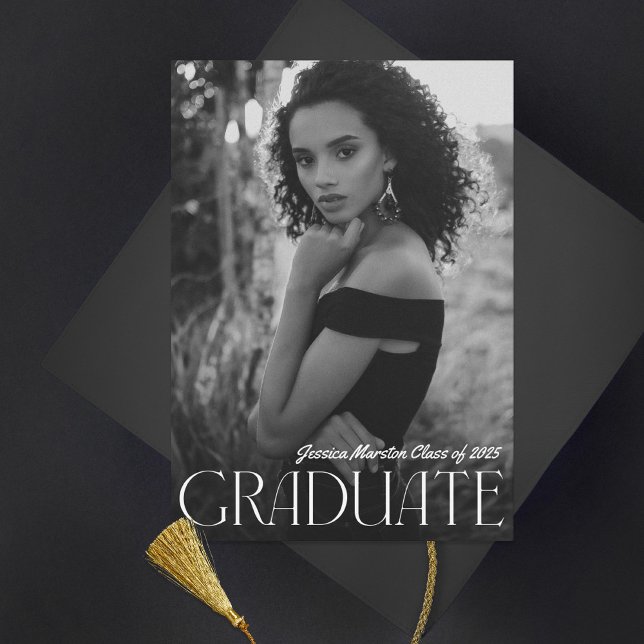 Anuncio Graduación de fotos de simplicidad moderna (Subido por el creador)