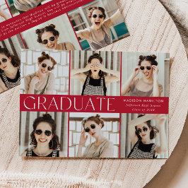 Anuncio Graduación de fotos del Clásico Rojo Moderno 12