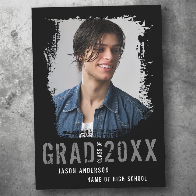 Anuncio Graduación de fotos Guay Grunge Black 1 (Subido por el creador)