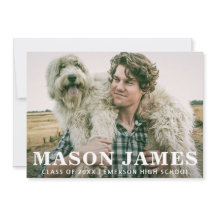 Graduación de fotos simple y moderna