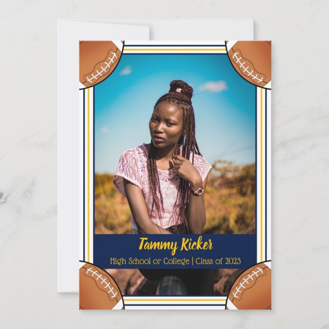 Anuncio Graduación de fútbol de Marina y Oro (Anverso)