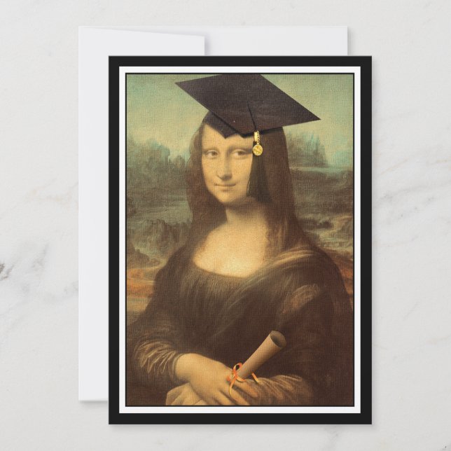 Anuncio Graduación de Grado de la Mona Lisa (Anverso)