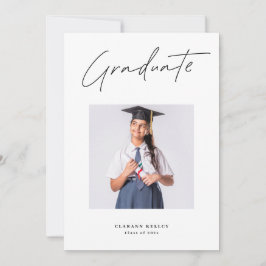 Anuncio Graduación de Graduado de Fotografía de la Univers