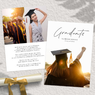 Anuncio Graduación de Graduado de la Facultad de Fotografí
