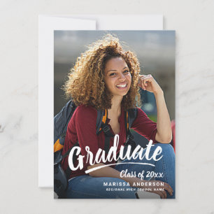 Anuncio Graduación de guión moderno Fiesta fotográfico de 