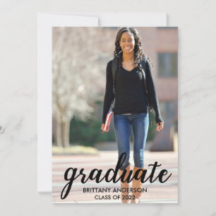 Anuncio Graduación de imágenes con guión moderno