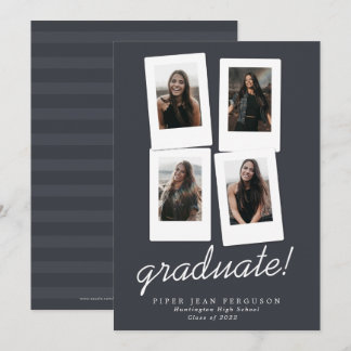 Anuncio Graduación de imágenes multifotográficas modernas