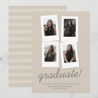 Anuncio Graduación de imágenes multifotográficas modernas
