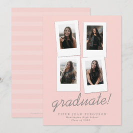 Anuncio Graduación de imágenes multifotográficas modernas