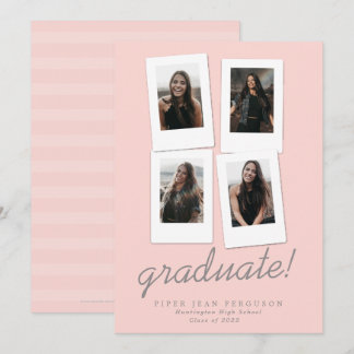 Anuncio Graduación de imágenes multifotográficas modernas