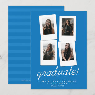 Anuncio Graduación de imágenes multifotográficas modernas