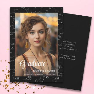 Anuncio Graduación de la Escuela de Literatura de Matemáti