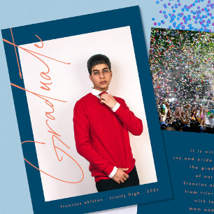 Anuncio Graduación de la escuela secundaria de fotografía