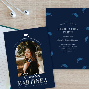 Anuncio Graduación de la foto de Cap Arch Elegant Script N