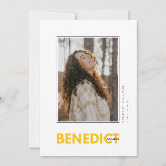 Anuncio Graduación de la Universidad Benedict