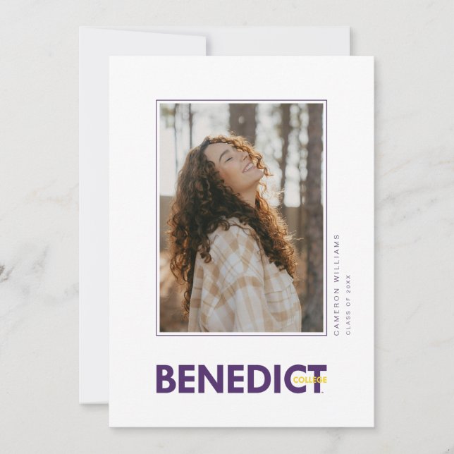 Anuncio Graduación de la Universidad Benedict (Anverso)