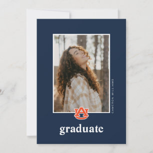 Anuncio Graduación de la Universidad de Auburn – Tigres de