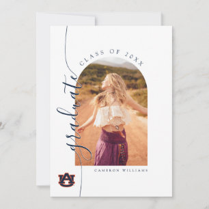 Anuncio Graduación de la Universidad de Auburn – Tigres de