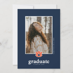 Anuncio Graduación de la Universidad de Auburn   Tigres de
