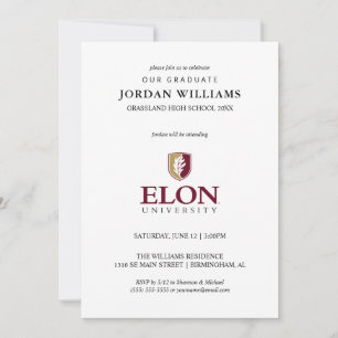 Anuncio Graduación de la Universidad de Elon