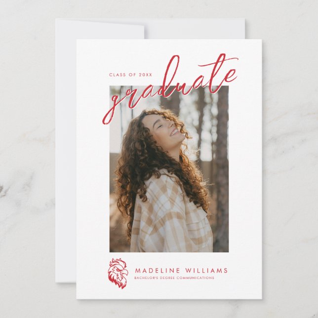 Anuncio Graduación de la Universidad Estatal de Jacksonvil (Anverso)