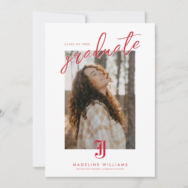 Anuncio Graduación de la Universidad Estatal de Jacksonvil (Anverso)