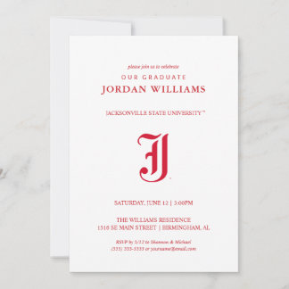 Anuncio Graduación de la Universidad Estatal de Jacksonvil