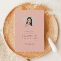 Graduación de Marrón Rosa 1 Graduación de Foto
