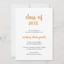 Graduación de Naranja simple no fotográfica modern