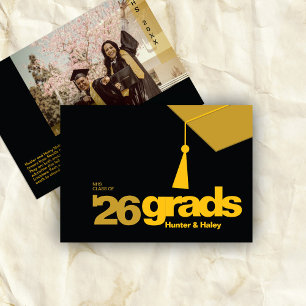 Anuncio Graduación de Tipografía Moderna Clase de 2026