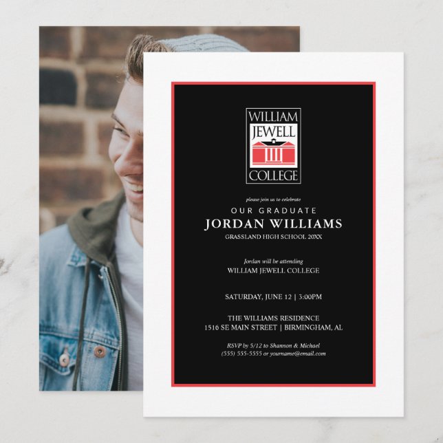 Anuncio Graduación de William Jewell (Anverso / Reverso)