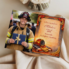 Anuncio Graduación del Departamento de Bomberos Foto
