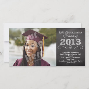 Anuncio Graduación del estilo de pizarra