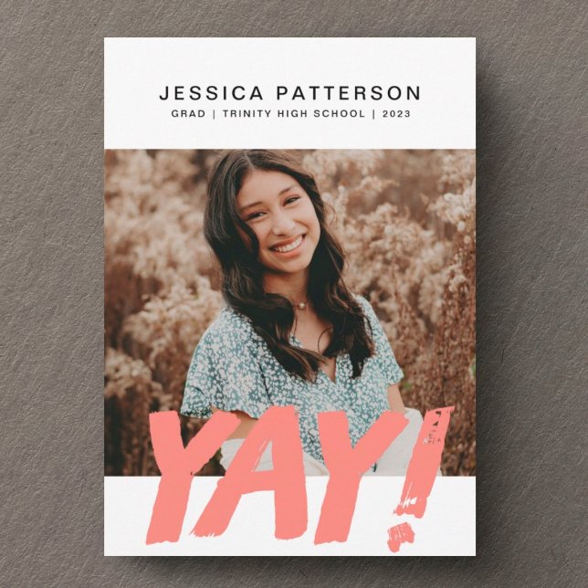 Anuncio Graduación editable de grado Big YAY (Subido por el creador)