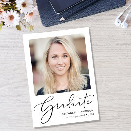 Anuncio Graduación Elegante de Imágenes de Guión