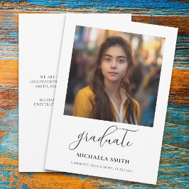 Anuncio Graduación Elegante de Imágenes de Guión