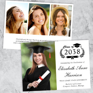 Anuncio Graduación Elegante de la Escuela de Fotografía po