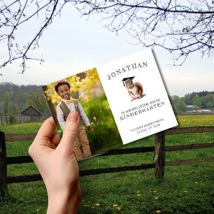 Anuncio Graduación en guardería con ardilla