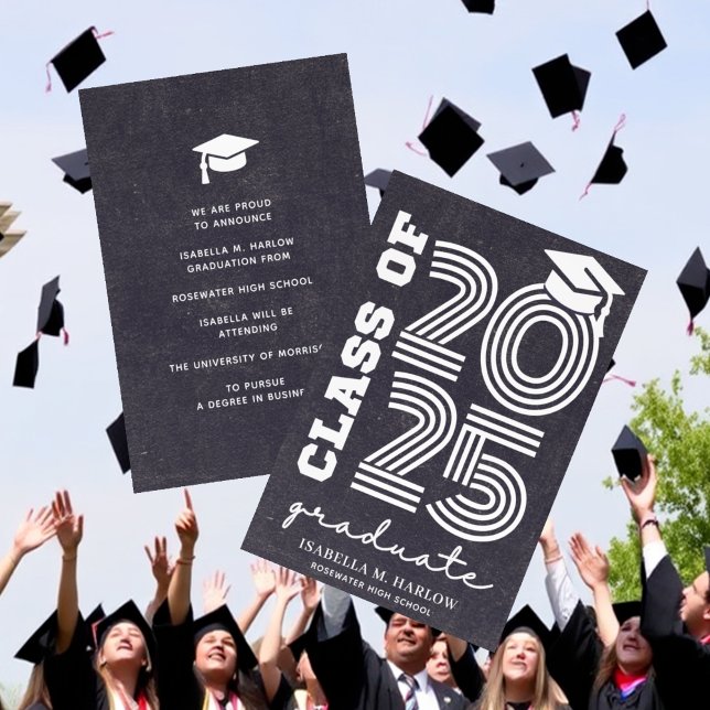 Anuncio Graduación en la escuela secundaria Retro (Subido por el creador)