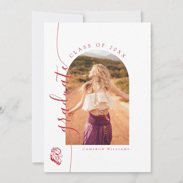 Anuncio Graduación en la Universidad Estatal de Jacksonvil (Anverso)