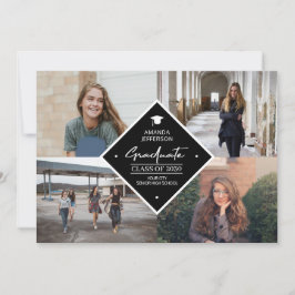 Anuncio Graduación escritura moderna y elegante 4 collage