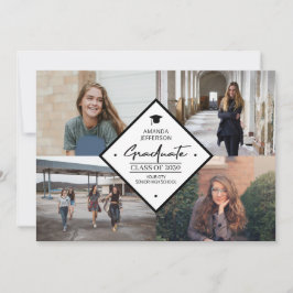 Anuncio Graduación escritura moderna y elegante 4 collage