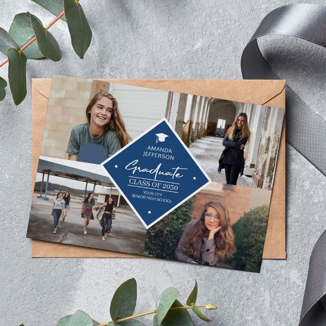 Anuncio Graduación escritura moderna y elegante 4 collage  (Subido por el creador)