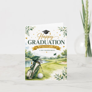 Anuncio Graduación Feliz de Golf