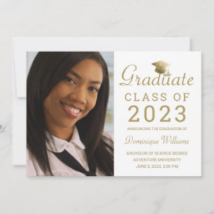 Anuncio Graduación Foto Grado de Oro Guión de Cap 2023 Bla