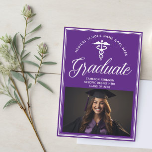 Anuncio Graduación fotográfica de la Escuela Médica Purple